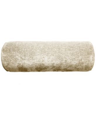 Delmonico Chenille Lumbar Neck Roll Decorative Pillow, 8" x 24"