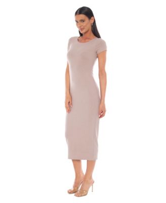 Women's Rib Maxi T-Shirt Dress
