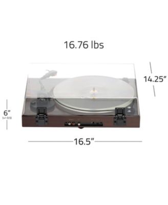 RT85N High Fidelity Turntable – Vinyl Record Player with MP-110 Cartridge, Acrylic Platter & Vibration Isolation Features