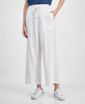 Tommy Hilfiger - Women's Drawstring Wide-Leg Pants
