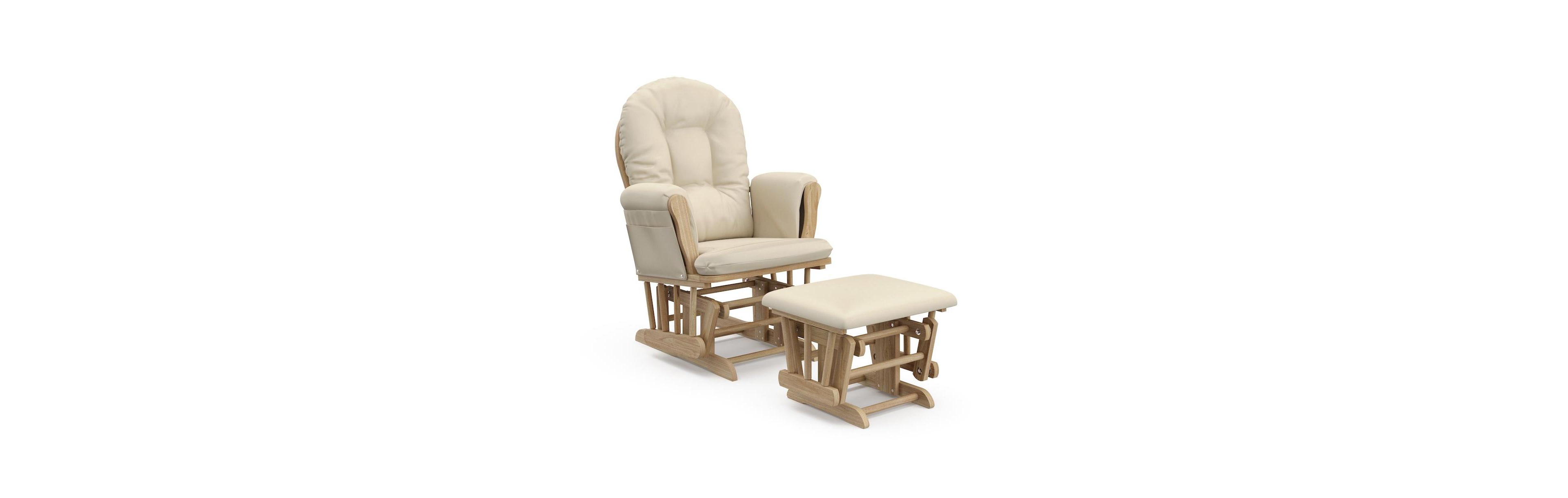 Storkcraft Hoop Glider and Ottoman