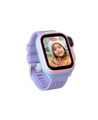 Fone S4 Kids Smartwatch with eSIM, AMOLED 1.65'', Video Calls, Messaging, Advanced GPS, SOS, School Mode, Music Player - Cotton Candy