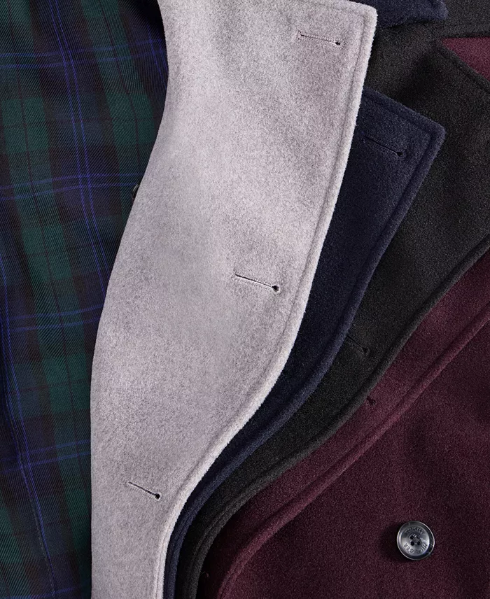 Men's Modern Fit Peacoat - thumbnail 4
