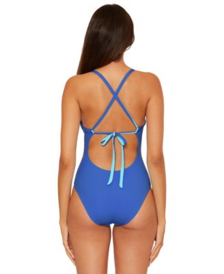 Women's Color Code Reversible One-Piece Swimsuit