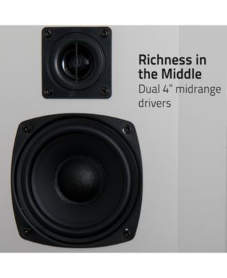 Elite High Definition 2-Way Bipolar Surround Speakers for Wide Dispersion Surround Sound