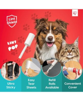 USA Extra Sticky Lint Roller, Value Pack Comes with Storage Box, Standard and T-Handle Roller, Refills, 90 Sheets/Roll, 1260 Sheets Total