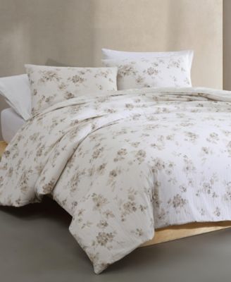 CLOSEOUT! Eternity Floral Cotton Gauze 3-Pc. Duvet Cover Set, Queen