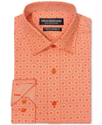 Men's Hexagon Star Dress Shirt