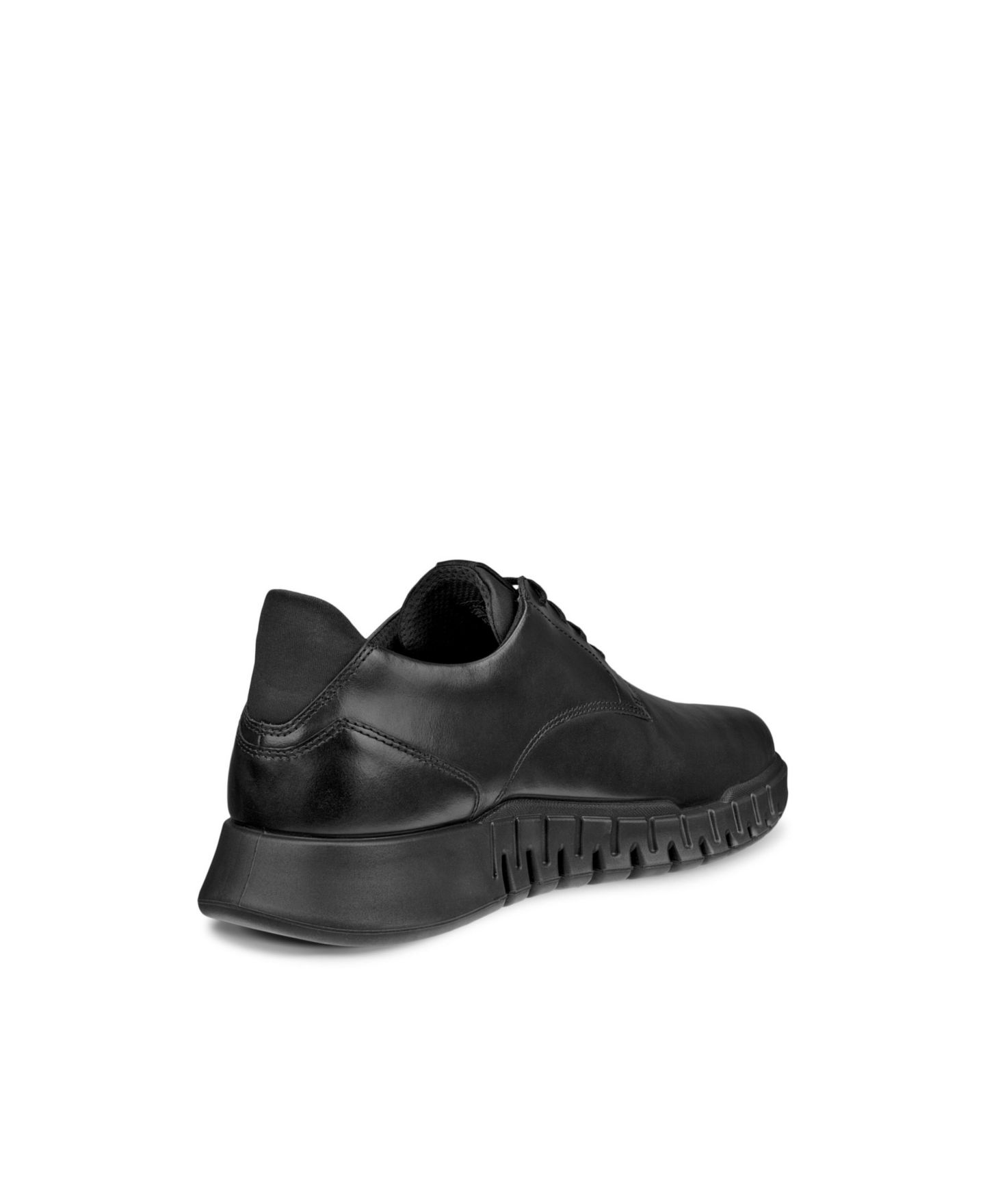 Мужские туфли ECCO Gruuv Hybrid Plain Toe Derby, цвет: Чёрный — фото 5