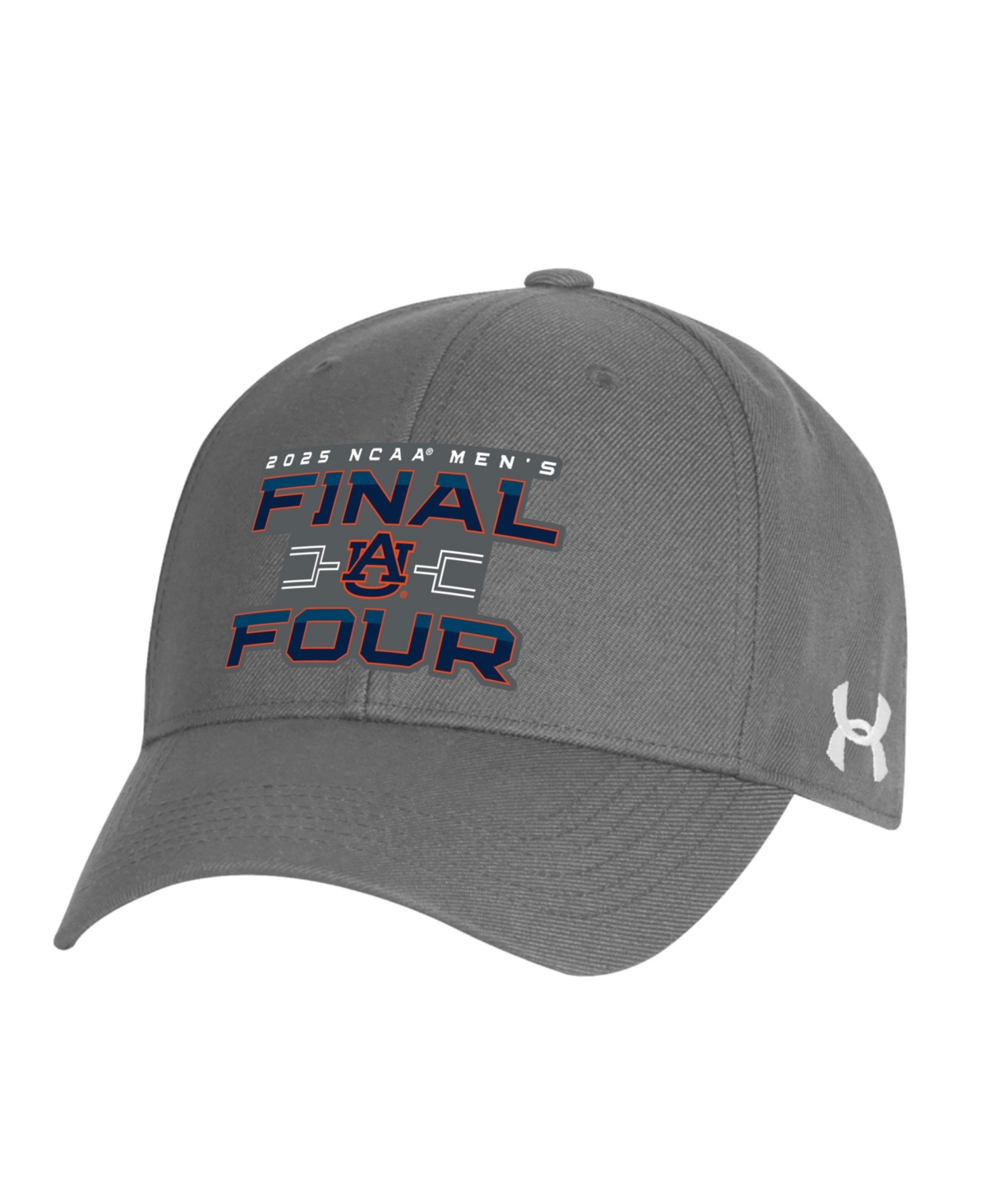 Men's Graphite Auburn Tigers 2025 Ncaa Men's Basketball Tournament March Madness Final Four Adjustable Hat - Graphite
