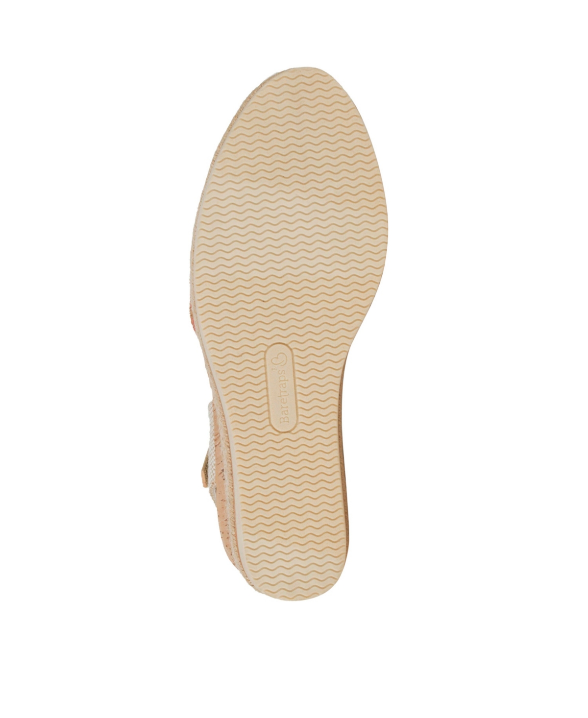 Baretraps Women's Acadia Peep Toe Wedge Sandals In Coral Multi