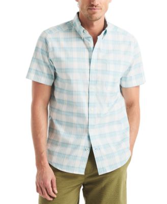 Nautica - Men's Classic-Fit Plaid Button-Down Oxford Shirt