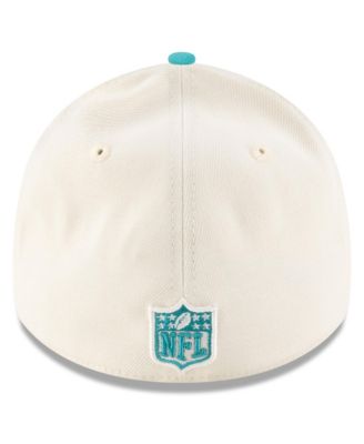 Men's Cream/Aqua Miami Dolphins 2025 NFL Draft 39THIRTY Flex Hat