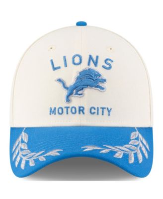Men's Cream/Blue Detroit Lions 2025 NFL Draft 39THIRTY Flex Hat