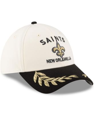 Men's Cream/Black New Orleans Saints 2025 NFL Draft 39THIRTY Flex Hat