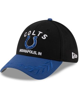 New Era - Men's Black/Royal Indianapolis Colts 2025 NFL Draft 39THIRTY Flex Hat