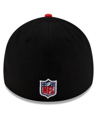 Men's Black/Red Houston Texans 2025 NFL Draft 39THIRTY Flex Hat