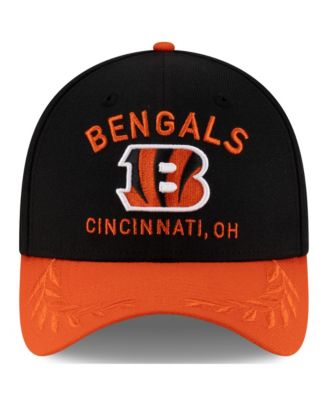 Men's Black/Orange Cincinnati Bengals 2025 NFL Draft 39THIRTY Flex Hat