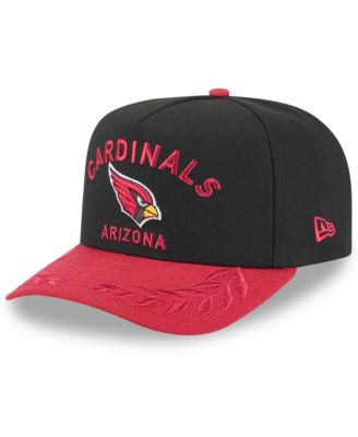 New Era - Men's Black/Cardinal Arizona Cardinals 2025 NFL Draft A-Frame 9FIFTY Snapback Hat