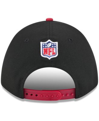 Men's Black/ Cardinal Arizona Cardinals 2025 NFL Draft 9FORTY A-Frame M-Crown Adjustable Hat