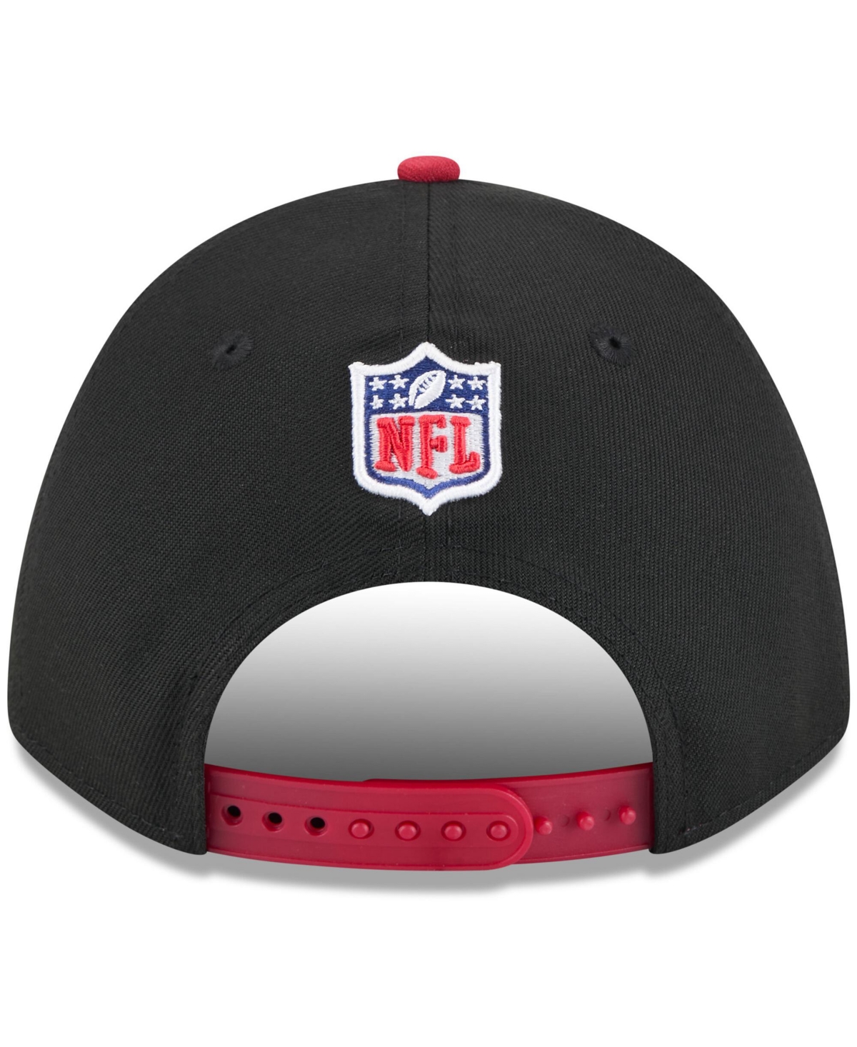 New Era Men's Black/cardinal Arizona Cardinals 2025 Nfl Draft 39thirty Flex Hat In Black,cardinal