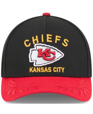 Men's Black/Red Kansas City Chiefs 2025 NFL Draft 9FORTY A-Frame M-Crown Adjustable Hat