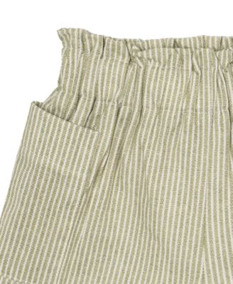 Baby Girls Embroidered Top & Shorts, 2 Piece Set