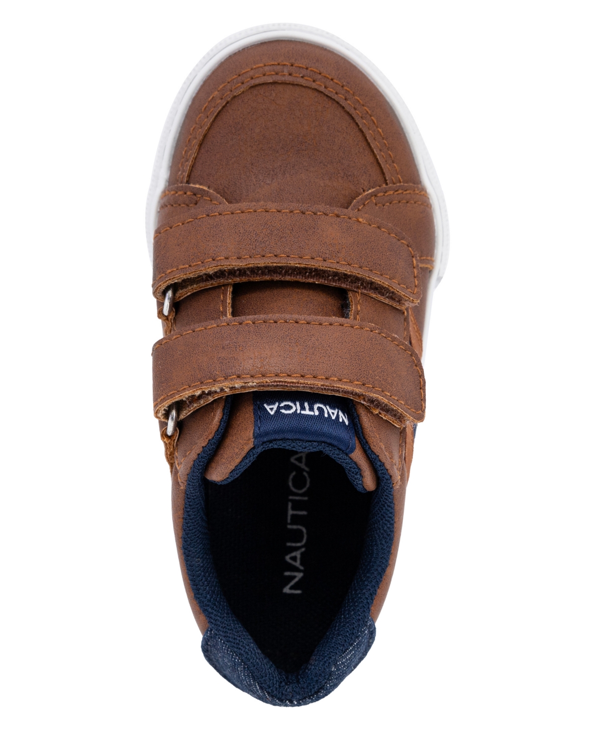 Nautica Toddler Boys Adish Double Strap Sneakers In Tan,navy