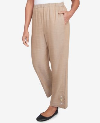 Women's Summer Solstice Relaxed Button Detail Ankle Pants
