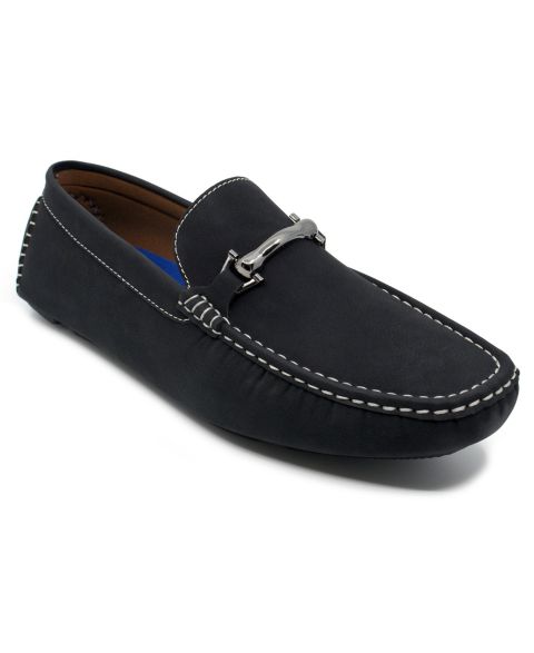 Мужские туфли Akademiks Weston Slip-On Buckle, цвет: Чёрный