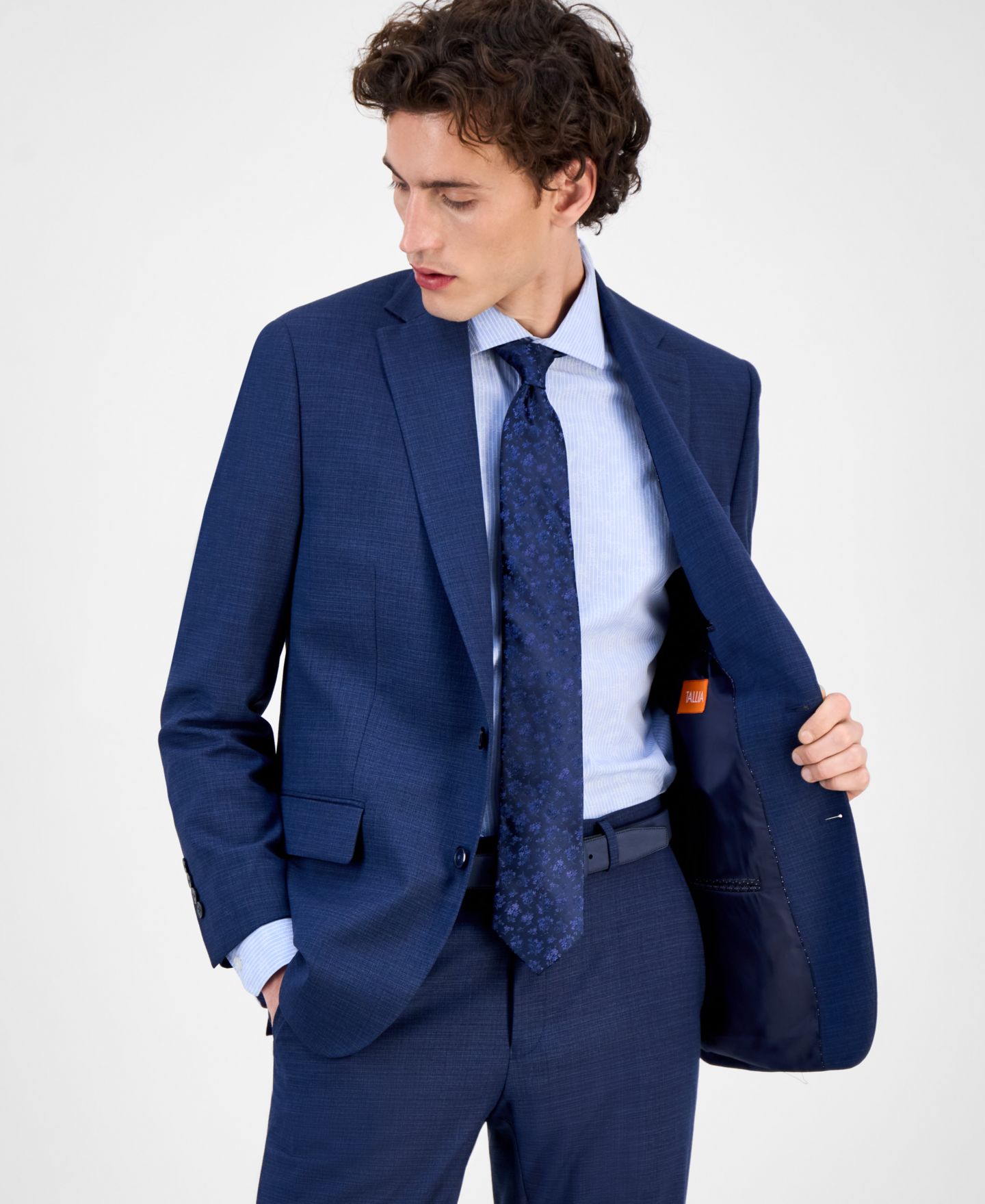 Мужские комплекты Tallia Classic-Fit Suit Separates, цвет: Светлый серый, вариант 1 — фото 3