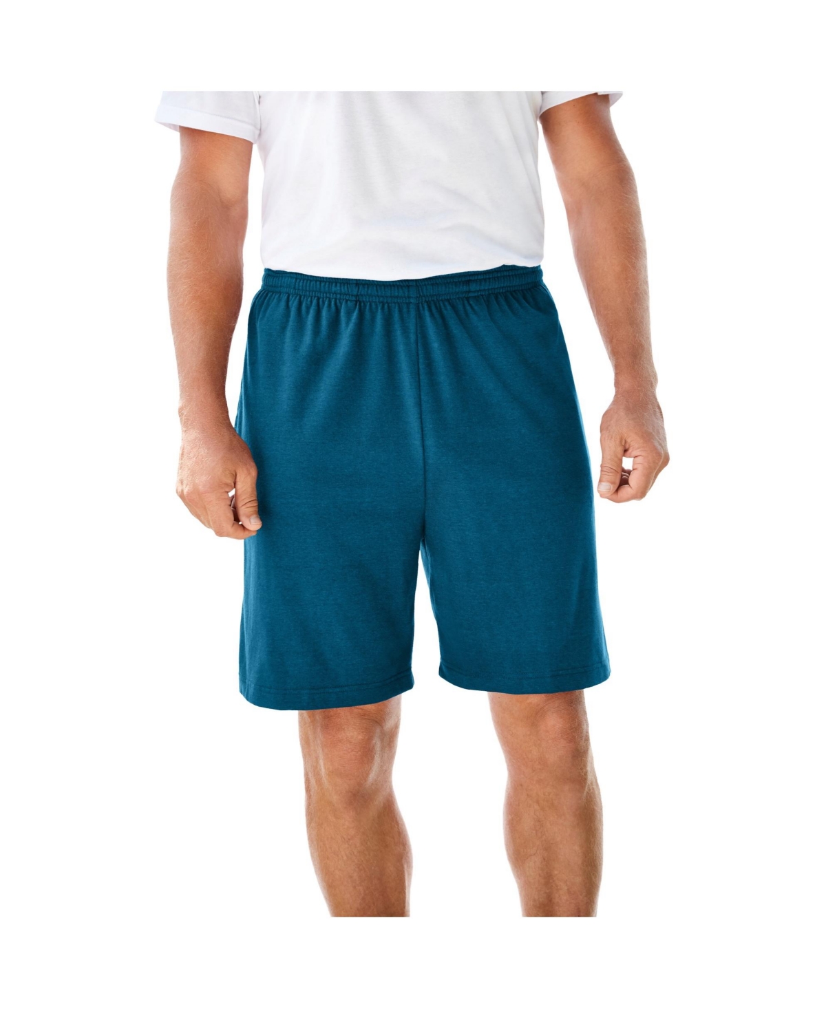 Big & Tall Lightweight Jersey Shorts 3-Pack - Black
