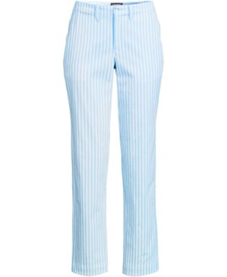 Women's Mid Rise Classic Straight Leg Chino Ankle Pants