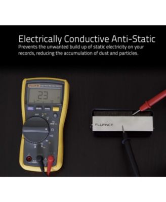 Vinyl Record & Stylus Cleaning Kit with 2-in-1 Anti-static Carbon Fiber & Soft Velvet LP Brush and Stylus Brush