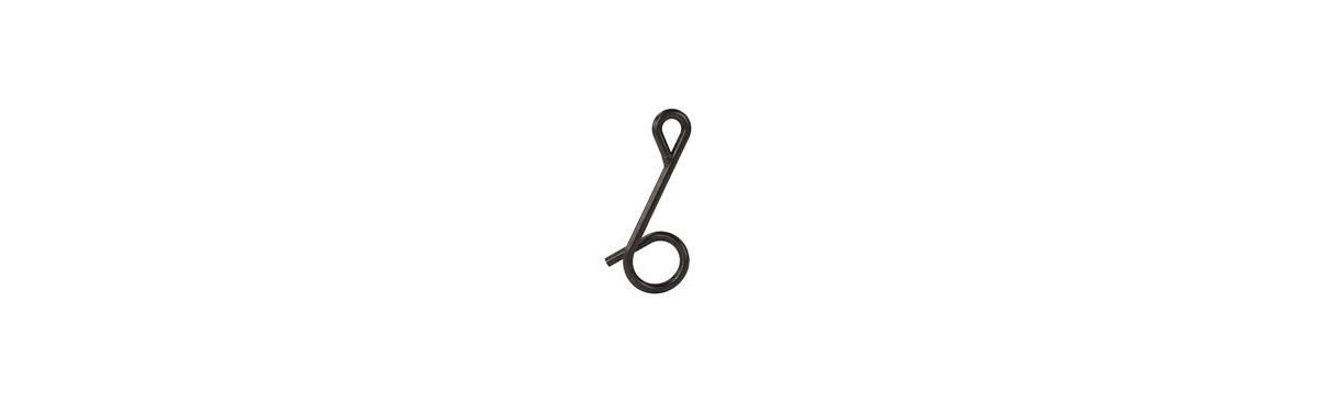 19-189 Pigtail Hook - Black