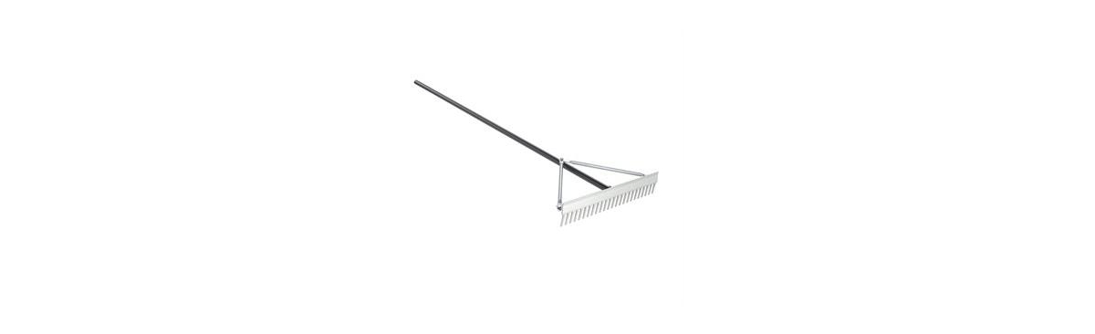 84-213 Yard Prep Rake - 24-inch - 72-inch Aluminum Handle