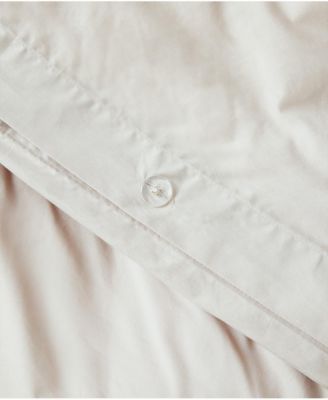 Organic Cotton Cool-Air Percale Duvet Cover - Full/Queen