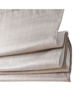 Basketweave Room Darkening Cordless Roman Shade, Single Panel for Bedroom, Thermal Insulated Window Blind Treatment for Living Room, Width 23 length 64 inches, Taupe Window Panel