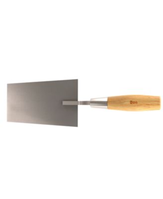 13-309 Bucket Trowel - Stainless Steel 7-inch X 4 7/8-inch To 3 5/8-inch Wood Handle