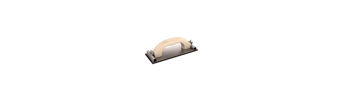 15-176 Hand Sander - Aluminum - Silver