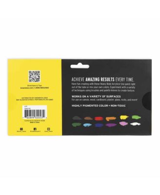 Professional Heavy Body Acrylics: Classic Colors - 12ct