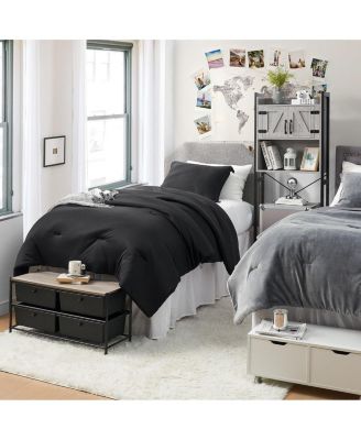 Cold Black Night - Oversized Comforter Set - Black,Twin XL