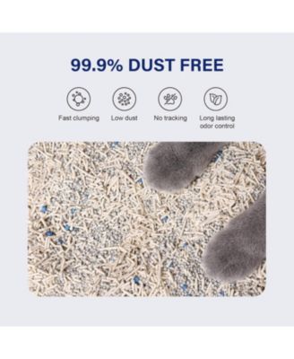 Petrichor Tofu Plant-Based Mixed Cat Litter Pellets with Bentonite, Low-Dust, Quick Clumping with Superior Odor Control, 48-lbs