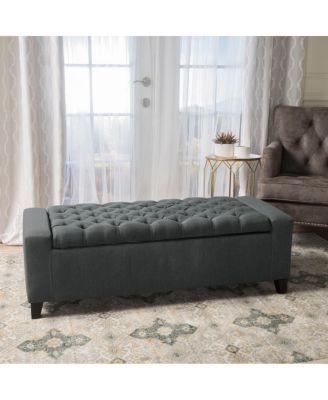 Tufted Upholstered Storage Ottoman Bench with Lift-Top and Versatile Seating for Bedroom or Living Room-The Pop Home