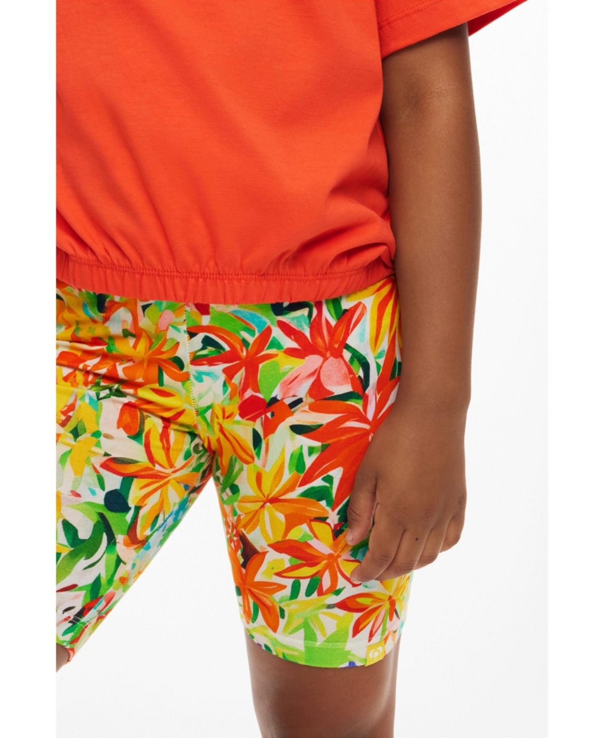 Desigual Girls Girls's Printed Short Leggings In Multi