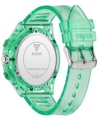 Men's Multi-Function Green Rubber Watch, 48mm