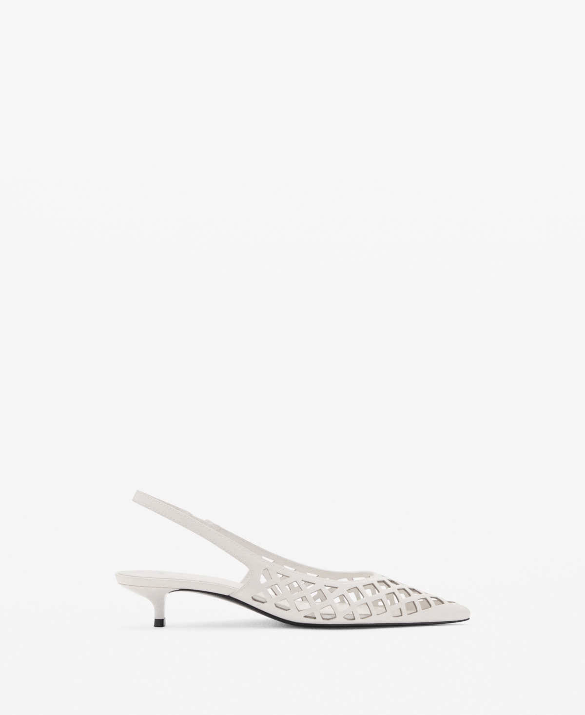 Mango Women's Die-Cut Kitten Shoes