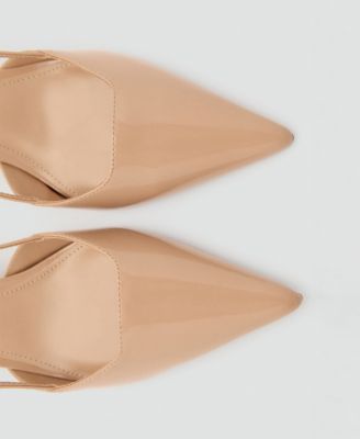 Women's Patent Leather Effect Heeled Shoes