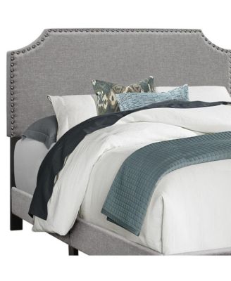Modern Full Upholstered Bed Frame in Faux Leather with Wood Support