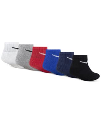Boys' 4-7 Ankle Socks, 6-Pack